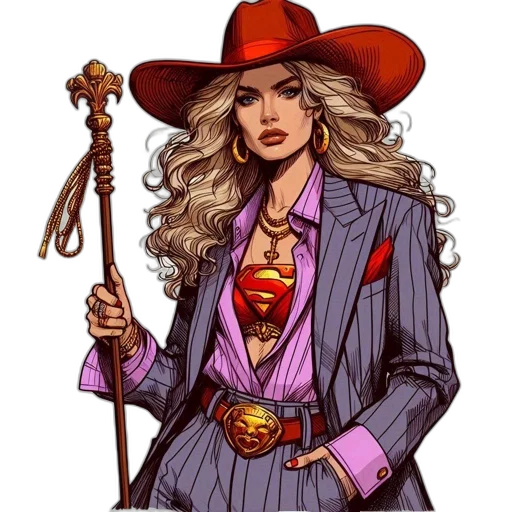 staff, comic book art, concept art, fantasy art transparent PNG cut-out