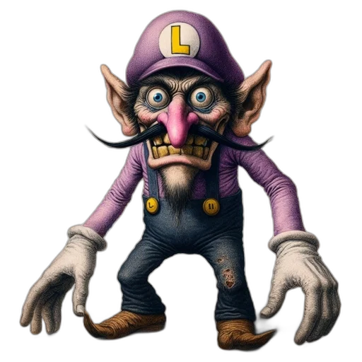 mask, staff, creature, face transparent PNG cut-out