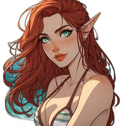 fantasy art, concept art, pixel art, watercolor transparent PNG cut-out
