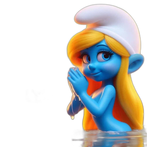 staff, hat, 3d render, concept art transparent PNG cut-out