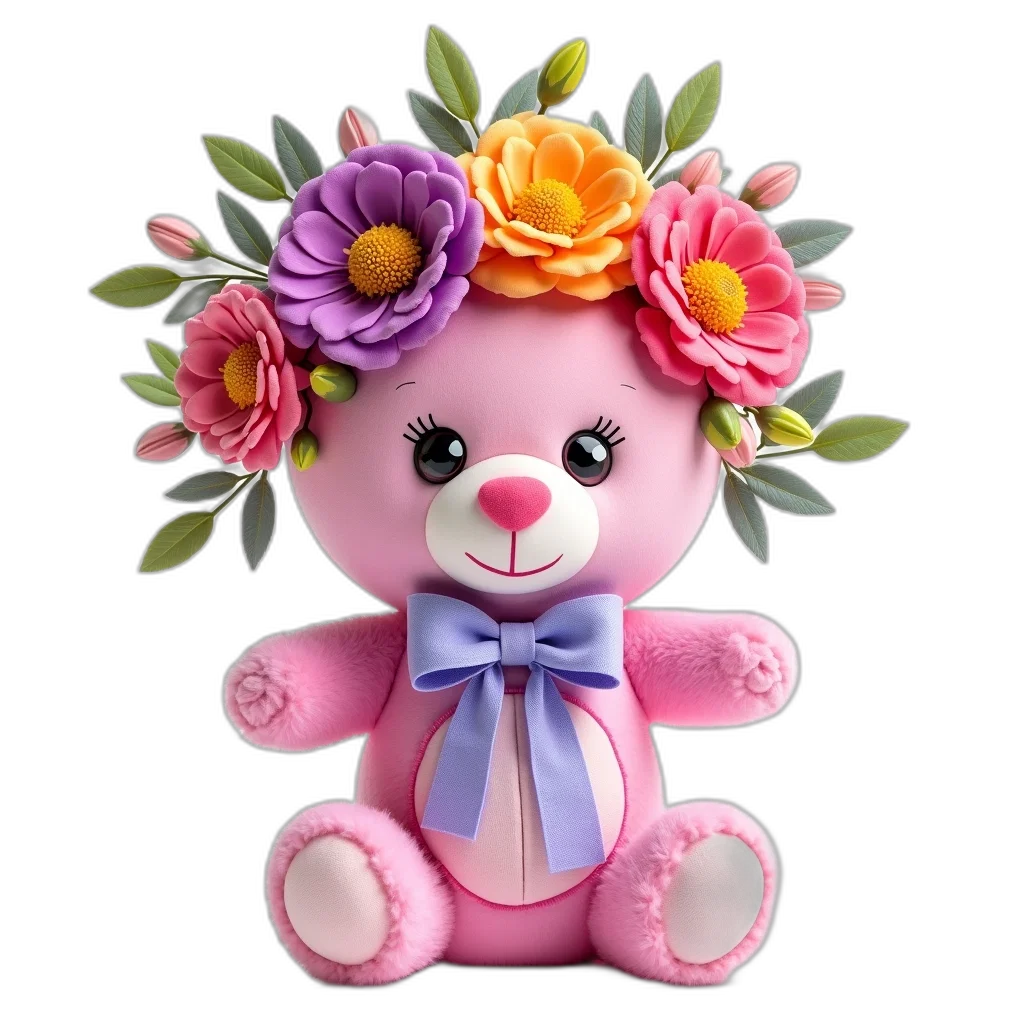 flower, staff, jewelry, face transparent PNG cut-out