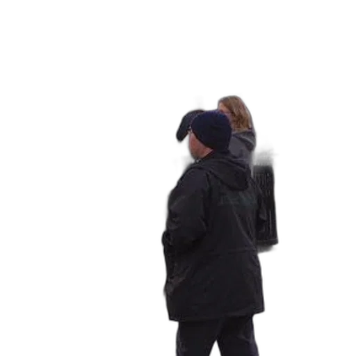 jacket, staff, hat, umbrella transparent PNG cut-out