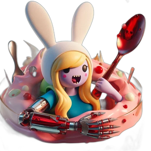food, weapon, concept art, 3d render transparent PNG cut-out