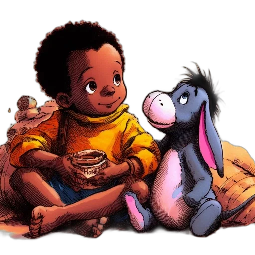 concept art, cartoon, photorealistic, watercolor transparent PNG cut-out