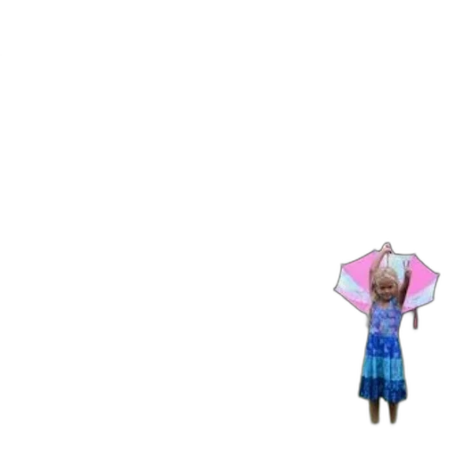 umbrella, dress, jacket, pixel art transparent PNG cut-out