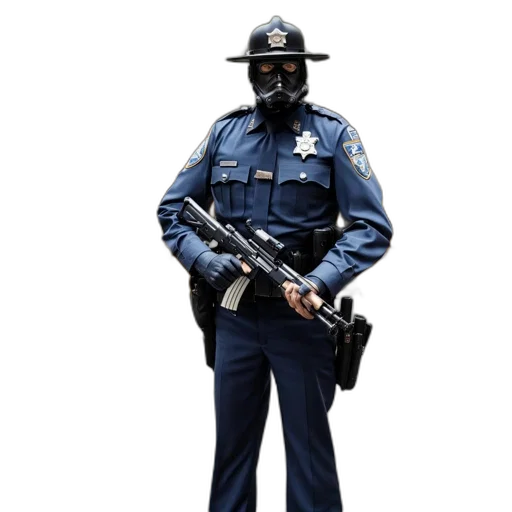mask, weapon, staff, robot transparent PNG cut-out