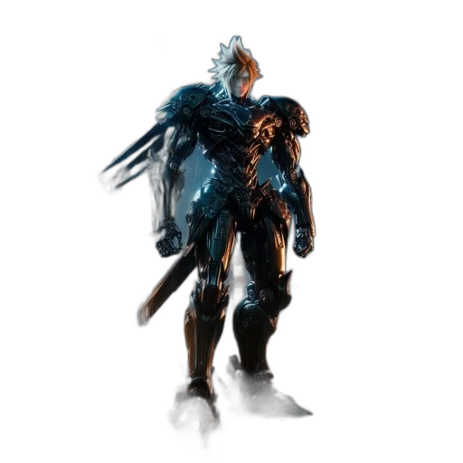 sword, weapon, robot, staff transparent PNG cut-out