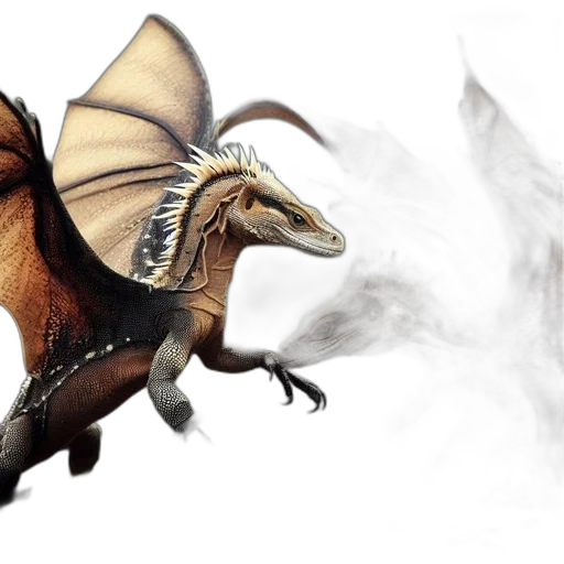 dragon, animal, creature, concept art transparent PNG cut-out