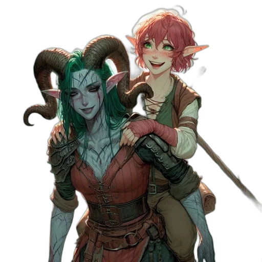 fantasy art, concept art, comic book art, pixel art transparent PNG cut-out