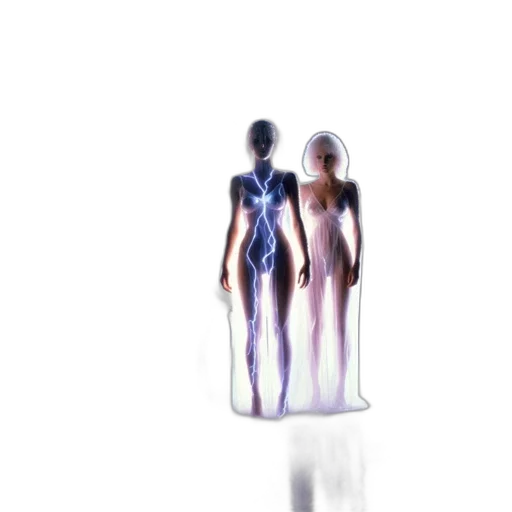 bottle, dress, robot, jewelry transparent PNG cut-out