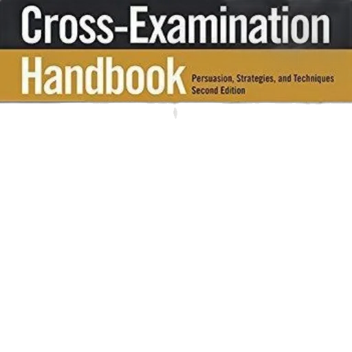 cross-examination, handbook, persuasion, strategies transparent PNG cut-out