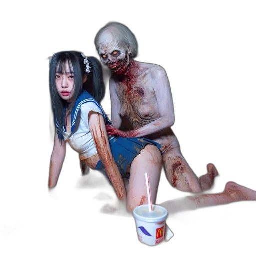 creature, food, mask, face transparent PNG cut-out
