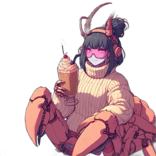 creature, robot, food, jacket transparent PNG cut-out