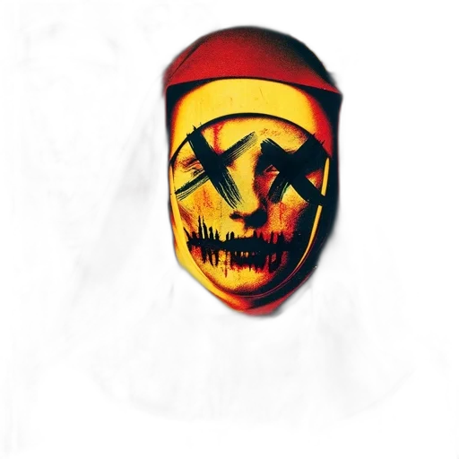 mask, face, jacket, crown transparent PNG cut-out