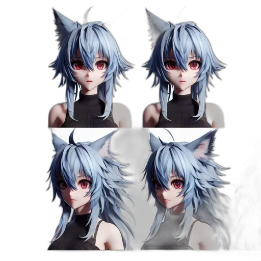 concept art, anime, fantasy art, 3d render transparent PNG cut-out