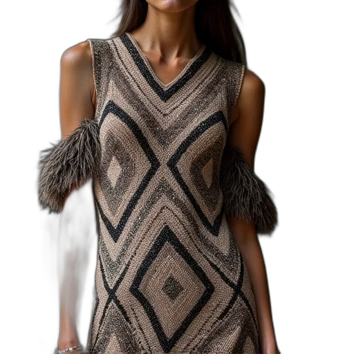 dress, jewelry, earth tones, monochrome transparent PNG cut-out