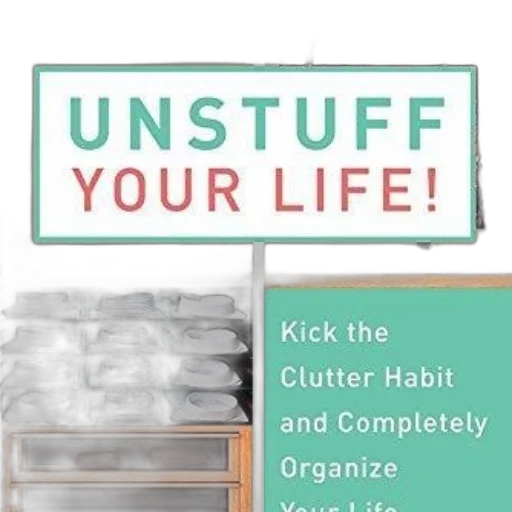 unstuff, life, book, cover transparent PNG cut-out