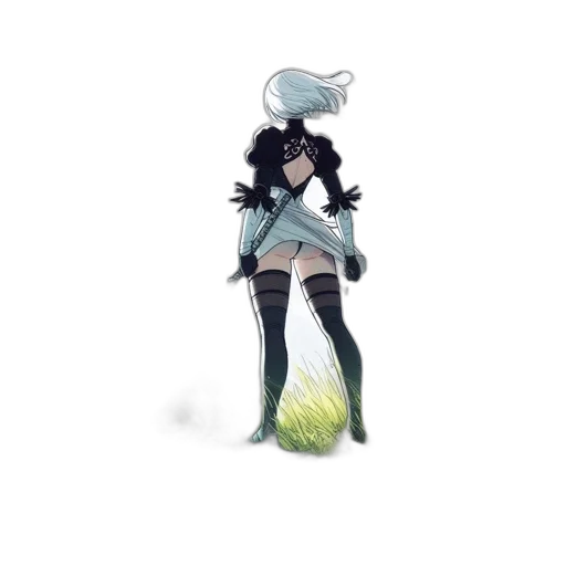 staff, creature, hat, hair transparent PNG cut-out