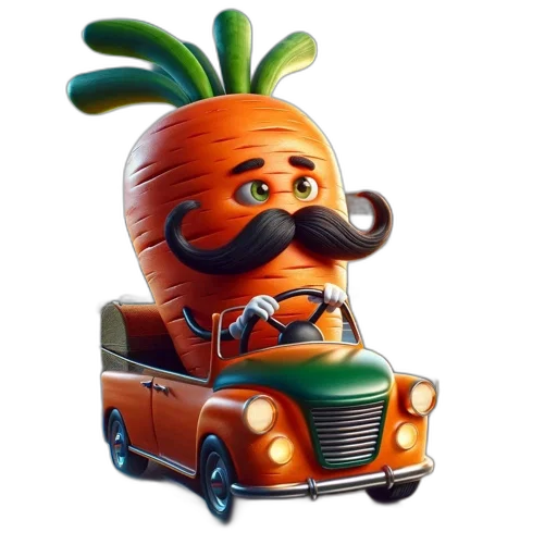 car, food, face, concept art transparent PNG cut-out