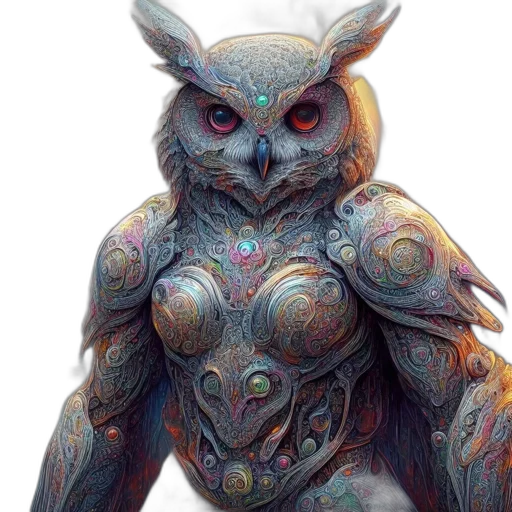creature, robot, mask, dragon transparent PNG cut-out