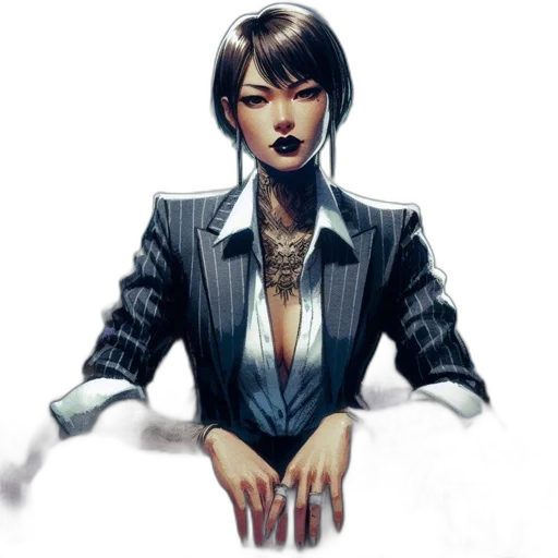 jacket, staff, face, concept art transparent PNG cut-out