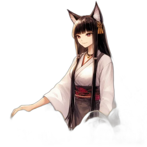 staff, dress, animal, creature transparent PNG cut-out
