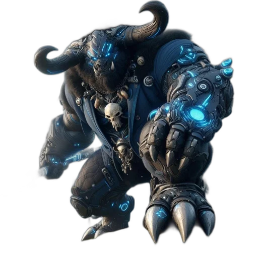 creature, dragon, robot, animal transparent PNG cut-out