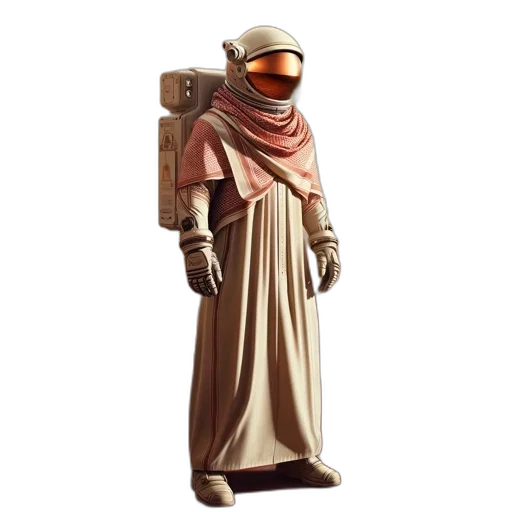 robot, staff, jacket, concept art transparent PNG cut-out