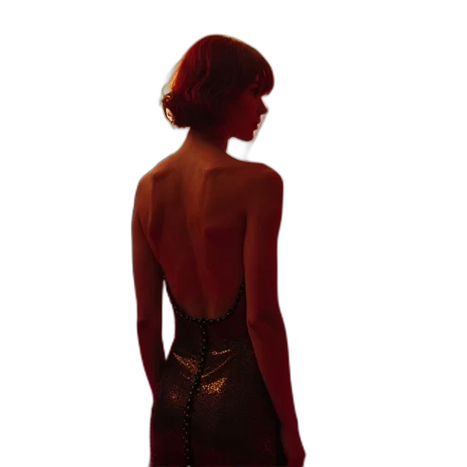dress, jacket, jewelry, staff transparent PNG cut-out