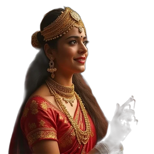 jewelry, crown, staff, face transparent PNG cut-out