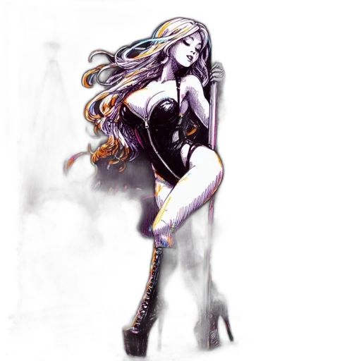 dress, concept art, fantasy art, anime transparent PNG cut-out