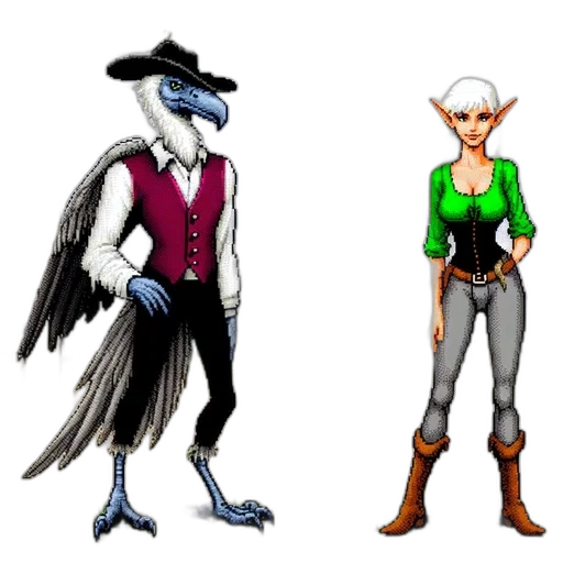 concept art, fantasy art, 3d render, pixel art transparent PNG cut-out