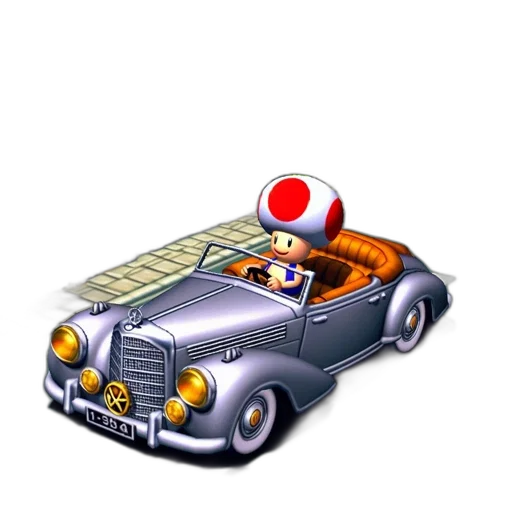 car, pixel art, 3d render, concept art transparent PNG cut-out