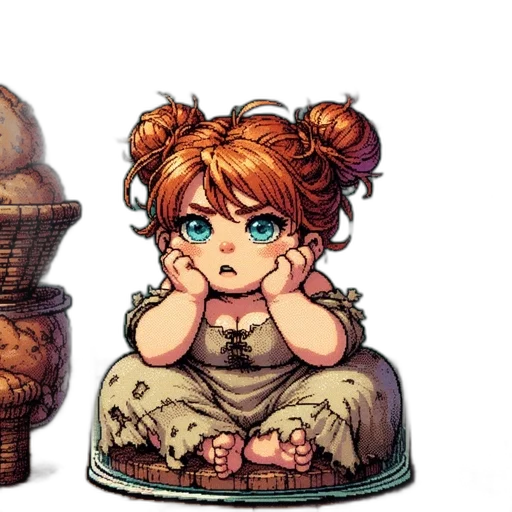 crown, pixel art, concept art, fantasy art transparent PNG cut-out