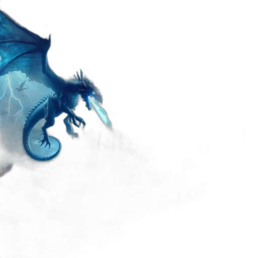 dragon, sword, creature, weapon transparent PNG cut-out
