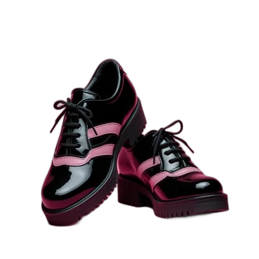 shoes, vaporwave, 3d render, photorealistic transparent PNG cut-out