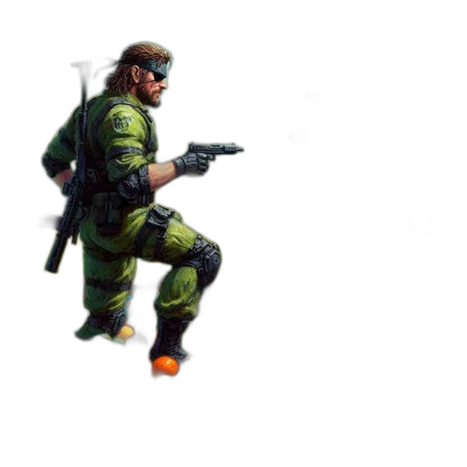 weapon, staff, jacket, animal transparent PNG cut-out