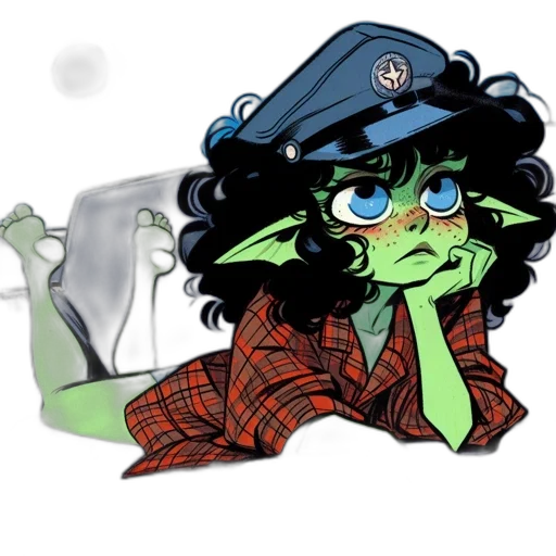 staff, cartoon, comic book art, concept art transparent PNG cut-out