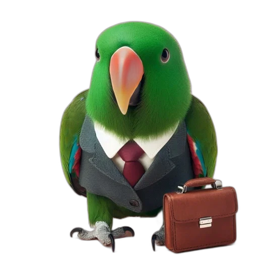 staff, animal, vivid, formally-attired transparent PNG cut-out