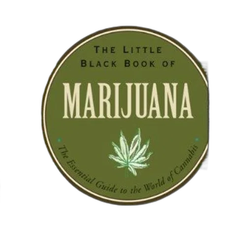 little, black, book, marijuana transparent PNG cut-out