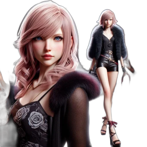 jacket, concept art, fantasy art, 3d render transparent PNG cut-out