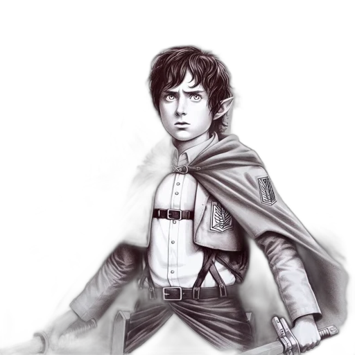 sword, jacket, dragon, fantasy art transparent PNG cut-out