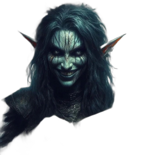 mask, creature, face, fantasy art transparent PNG cut-out
