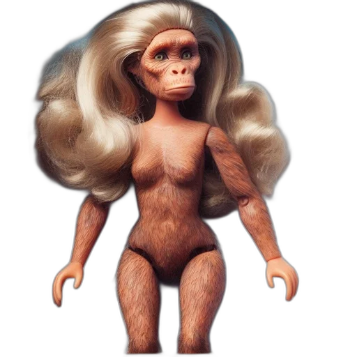 hair, creature, animal, dress transparent PNG cut-out