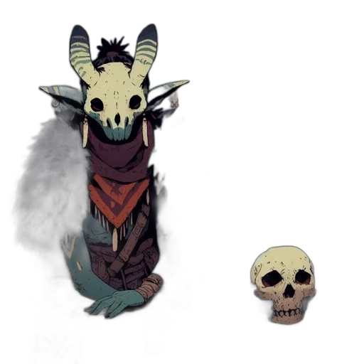 mask, creature, dragon, concept art transparent PNG cut-out