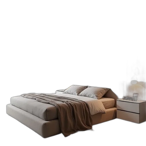 furniture, 3d render, photorealistic, earth tones transparent PNG cut-out