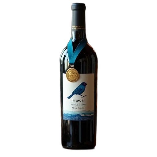 bottle, oregon, wine, label transparent PNG cut-out