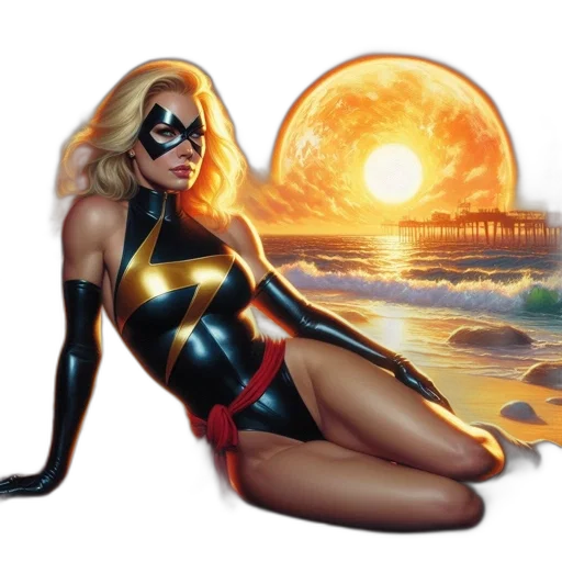 comic book art, concept art, fantasy art, photorealistic transparent PNG cut-out