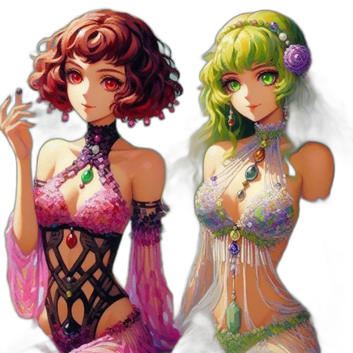 fantasy art, pixel art, concept art, anime transparent PNG cut-out