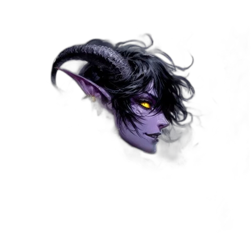 dragon, mask, creature, hair transparent PNG cut-out